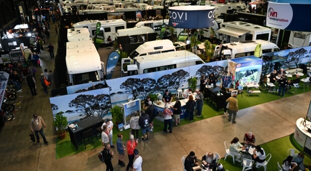 Volunteers drive show